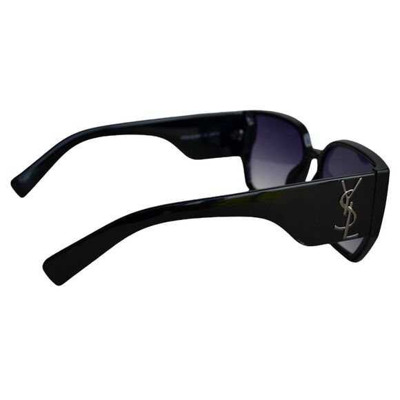 Saint Laurent YSL 11090 COL.1 Black Oversized Sunglasses | 58-16-139 | Women’s - Picture 14 of 16